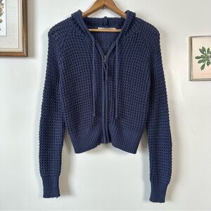 Vintage Josephine Italy Knit Hooded Long Sleeved Sweater